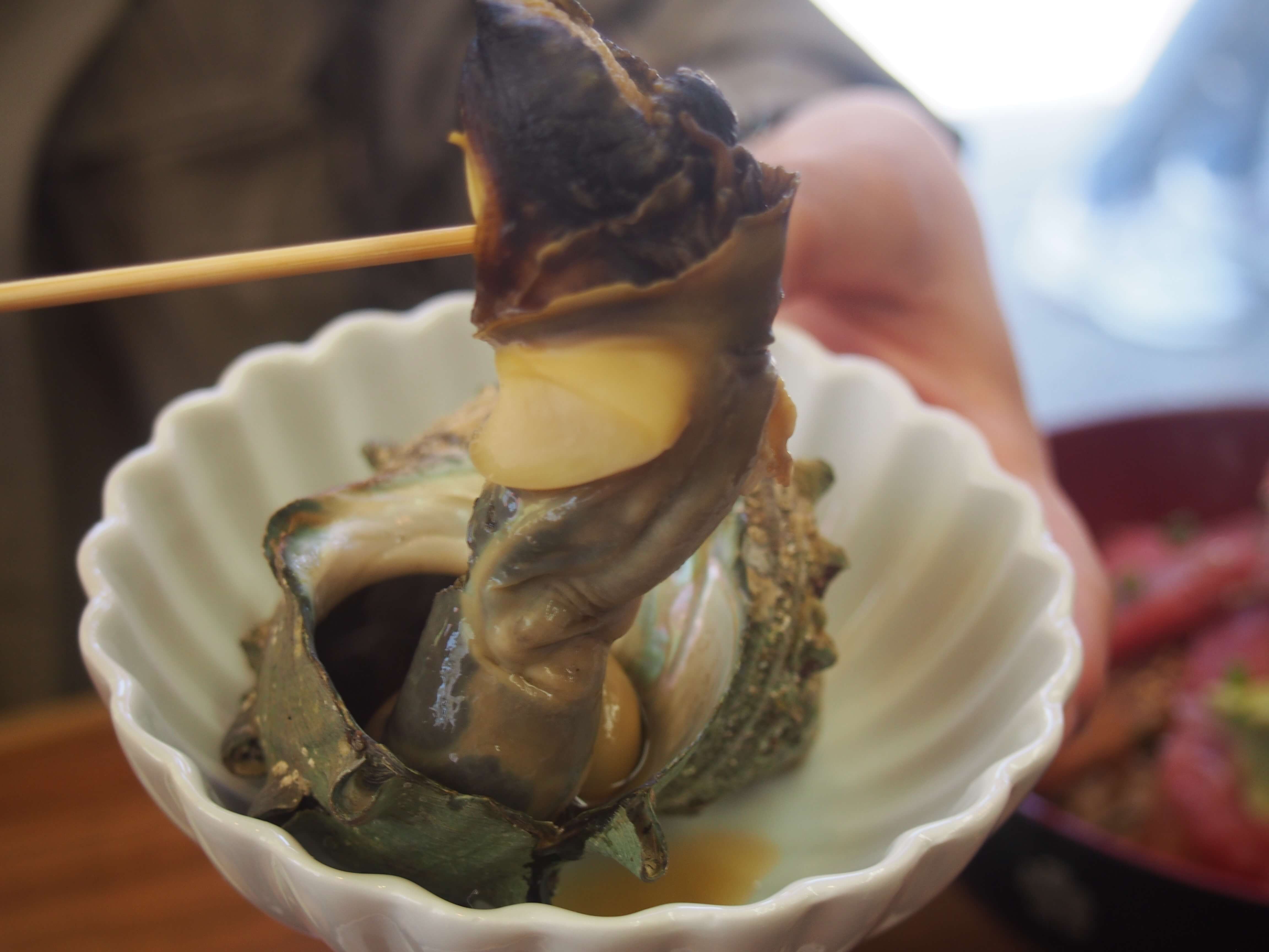 サザエがでかい